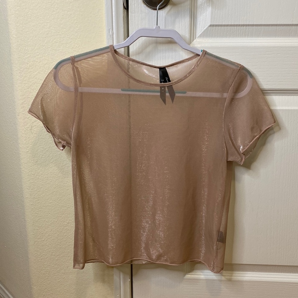 Medium Luna Chix pink mesh top